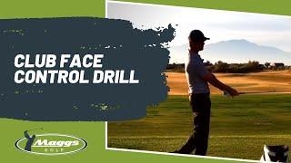 Club Face Control Drill "The Key to Consistent Ball Striking Compression" Golf Video Tip