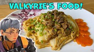 Curry Beef Udon | Making Food That Valkyrie Would Love! What Valkyrie Eats From Apex Legends