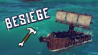 Besiege - The Splintered Sea:  Building a basic ship