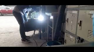 flat welding SMAW Process