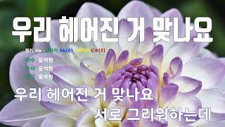 [은성 반주기] 우리헤어진거맞나요 - 윤석원