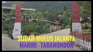 PERJALANAN MENUJU MARIRI - TARANONDON PEMANDANGAN KEREN DAN SEPANJANG JALAN BANYAK RUMAH ADAT TORAJA