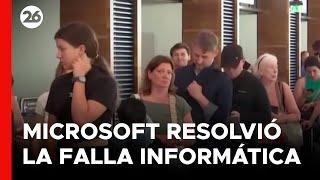 MICROSOFT anunció que resolvió la causa del apagón informático mundial