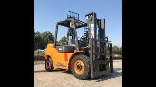 SNSC forklift 5 ton diesel fork lift to Russia