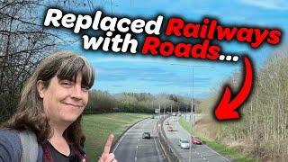 Telford replaced its railways with roads...