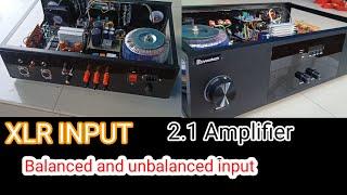 XLR input 2.1Amplifier