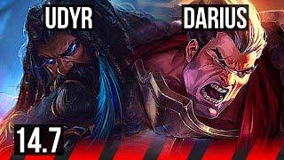 UDYR vs DARIUS (TOP) | 900+ games, 4/1/4 | KR Master | 14.7