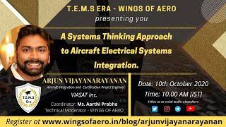 Aircraft Electrical Integration | Arjun Vijayanarayanan | WINGS OF AERO