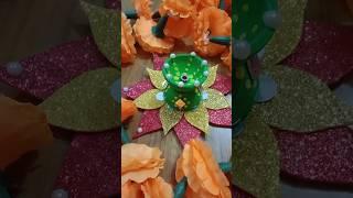 Diya Decoration Competition Ideas / Diya decoration in School #shorts #youtubeshort #craft#trending