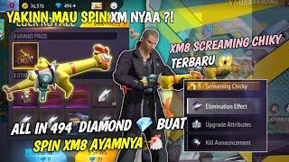 TIDAK SESUAI EKSPETASI SAAT NYEPIN XM8 AYAM  TERBARU, GUA ALL IN 494 DIAMOND  !! TAPI MALAH GINI 