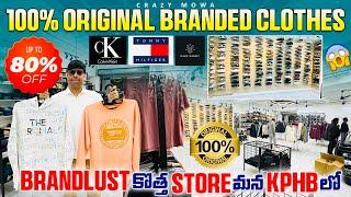 100% original branded clothes upto 80% off  store in Hyderabad/ clothes, shoes , handbags, brandlust