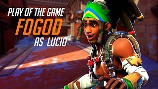 THIS IS HOW PRO LUCIO LOOKS LIKE IN OW 2 - FDGOD! POTG! [ OVERWATCH 2 TOP 500 SEASON 4 ]