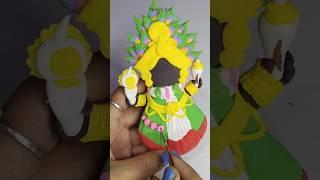 DIY clay Jagannath Ji idol  #shorts #jagannath_idol #clay_idol #art_short #youtubeshort #trending