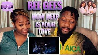 First Time Hearing|The Bee Gees How Deep Is Your Love Live!! Our Reaction!!! ️