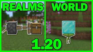 ALL BEST DUPLICATION GLITCHES for 1.20 MINECRAFT BEDROCK Edition | REALMS & SERVERS | by James