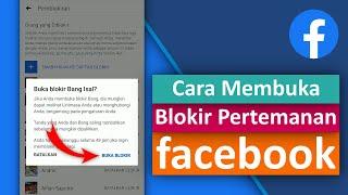 Cara Membuka Blokir Pertemanan di Facebook