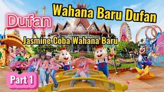 Wahana Baru Dufan || Jasmine Liburan Seru di Dufan Ancol #part1 #dufan #mainan  #shorts #fyp #lucu