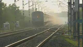 High Speed Tvc Rajdhani Express in Evening time || 130kmph