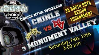 3A North Region Boys Championship - No. 1 Chinle vs No. 3 Monument Valley