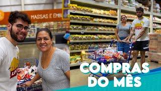 COMPRAS DO MÊS COMPLETA COM A MINHA MÃE | MERCADO ATACADISTA