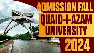 Quaid-i-Azam University (QAU) Islamabad Admissions 2024 :: How to Get Admission in QAU Islamabad ::