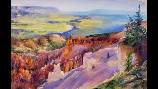 Bryce Canyon Overlook: Pastel Painting Demo