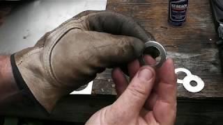 How to Make Homemade Stainless Steel Flat Washers Cheap!