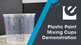 Paint Mixing Cup Demo - Elmbridge UK