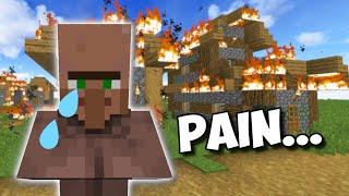 The MOST FUN Ways To Destroy A Village In Minecraft...