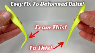 Easy Fix To Repair Deformed Plastic Baits!