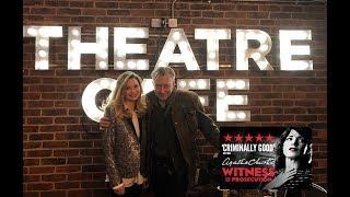 Emma Rigby and Jasper Britton from Witness for the Prosecution at The Theatre Cafe