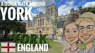 A quick walk around York - England's most haunted city!