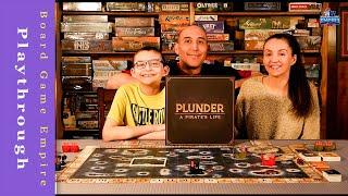 Plunder A Pirate's Life Board Game How to Play and Playthrough