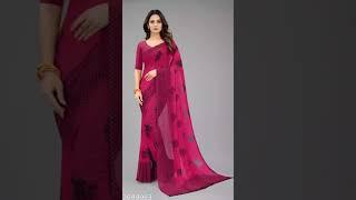 Mansi loves fashionSHOPSY CHIFFON 101 #saree #youtubeshort