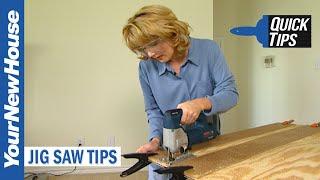 How to Use a Jigsaw for Straight Cuts - Quick Tip