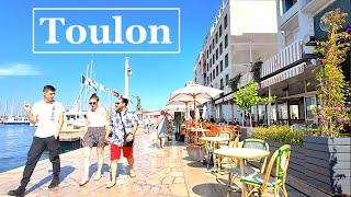 Toulon, France - Walking tour in Toulon 4K HDR - Toulon 4K Ultra HD