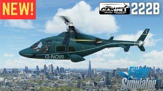 Cowan Simulation 222B First Impressions flight over London - Microsoft Flight Simulator
