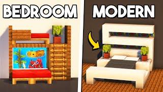 Minecraft: Top 10+ Bedroom Build Hacks & Designs!