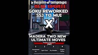 Goku MUI and madera two ultimate move credit to #justvision for madera #battlegrounds #realmrampage