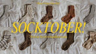 It’s Socktober! Sharing 20 of our favorite hand knit socks