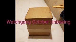 Watch Gang October 2020 unboxing black subscription #watchgang #watchgangunboxing