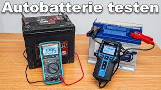 Autobatterien testen ohne Batterietester und mit Batterietester / Autobatterie testen ob defekt?