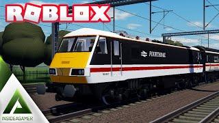 Roblox - British Rail By Fourth Rail - Class 90 Intercity - 11:57 To Norrington Station