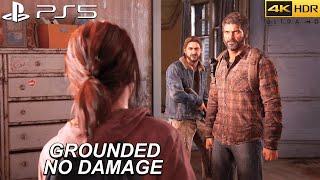 The Last of Us Part 1 PS5 Aggressive Gameplay - Tommy's Dam ( GROUNDED / NO DAMAGE )