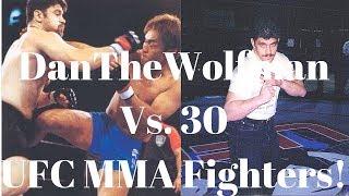 Atlanta Stunts Daniel Theodore vs 30 Top UFC MMA Fighters Highlight DanTheWolfman Fight Coordinator