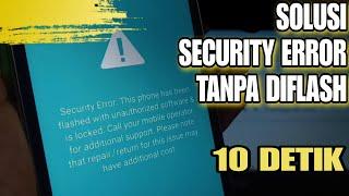 CARA Mengatasi Custom Binary Blocked By FRP - Solusi Security Error Tanpa Flashing System