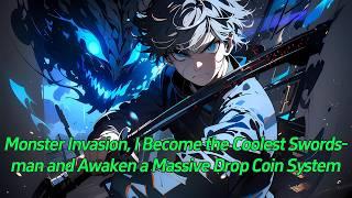 Monster invasion, I become the coolest swordsman and awaken a massive drop coin system.