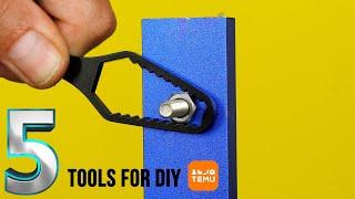 TEMU..rubbish or excellent products? I TRY 5 low-cost DIY PRODUCTS