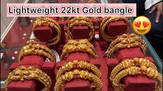 Light weight Gold bangle designs with weight & price | Gold bangle bala designs from senco gold