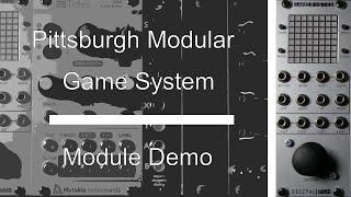 Pittsburgh Modular Game System - Eurorack Modular Demo | Samwell Clark